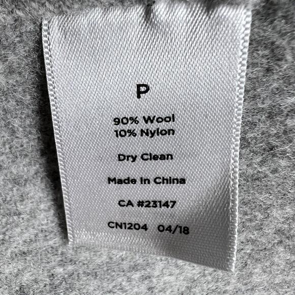 Talbots Petites Wool Cardigan Sweater Jacket Two Tone Gray Pockets Size S - Picture 10 of 11